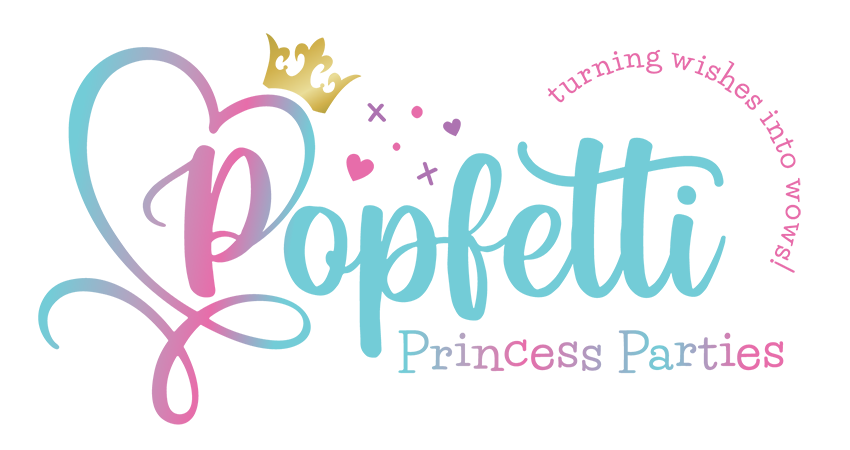 popfetti princess parties logo
