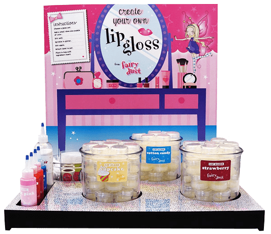 create your own lip gloss fun station popfetti