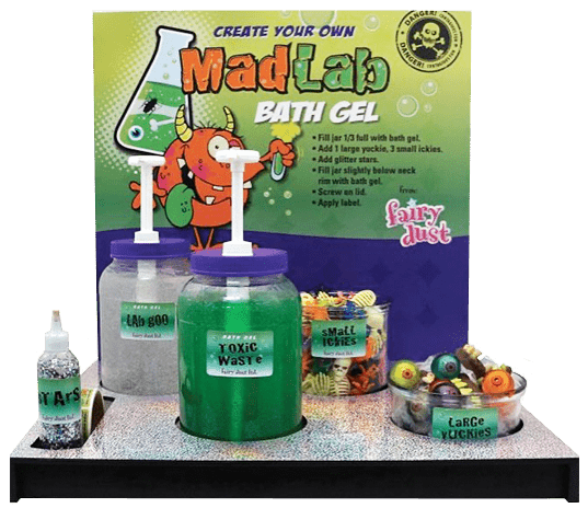 mad lab bath gel fun station