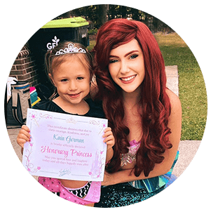 mermaid princess with child for review
