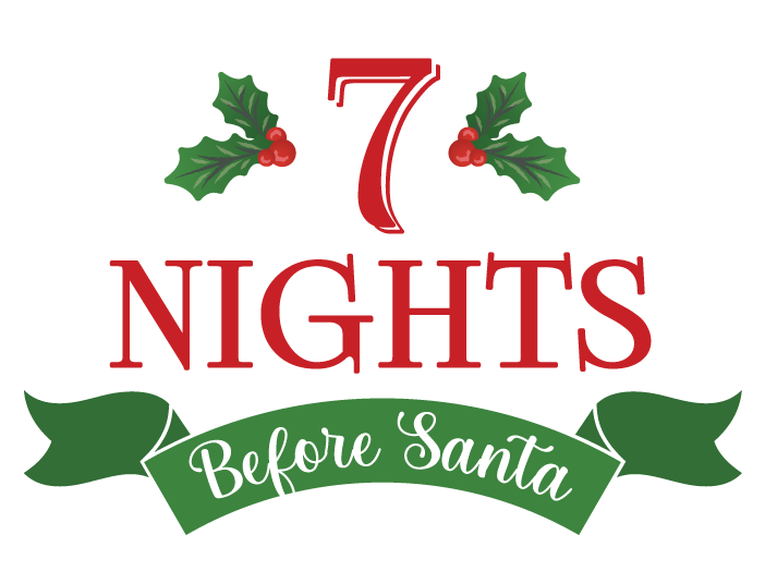 7 nights before santa text graphic
